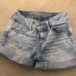Denim shorts